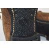 Brodequins cuir tourné, pointure 9½C