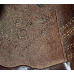 Brodequins cuir tourné, pointure 9½C