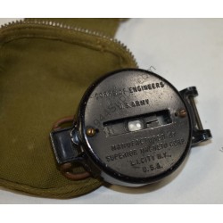 Lensatic compass in 1st type pouch