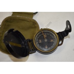Lensatic compass in 1st type pouch
