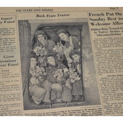 Stars and Stripes newspaper of June 12, 1944 - Liberation Issue