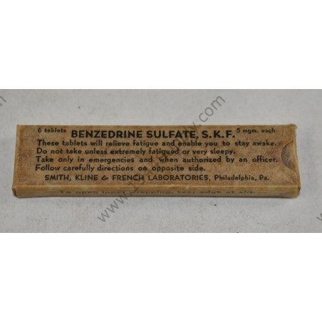 Comprimés Benzedrine Sulfate