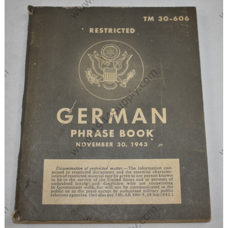 German phrase book