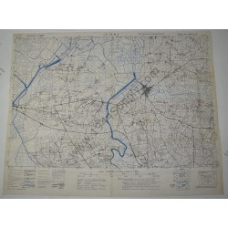 Map of Isigny, 29th Division battleground