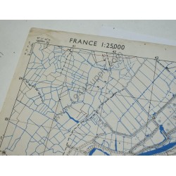 Map of Isigny, 29th Division battleground