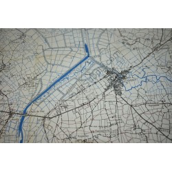 Map of Isigny, 29th Division battleground