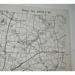 Map of Isigny, 29th Division battleground