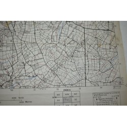 Map of Isigny, 29th Division battleground