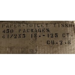 Toilet paper from 10-in-1 ration