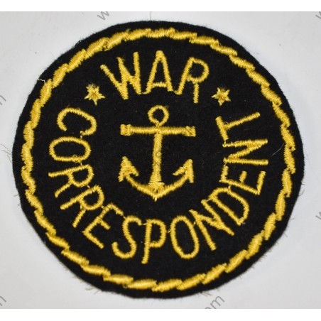 War correspondent patch