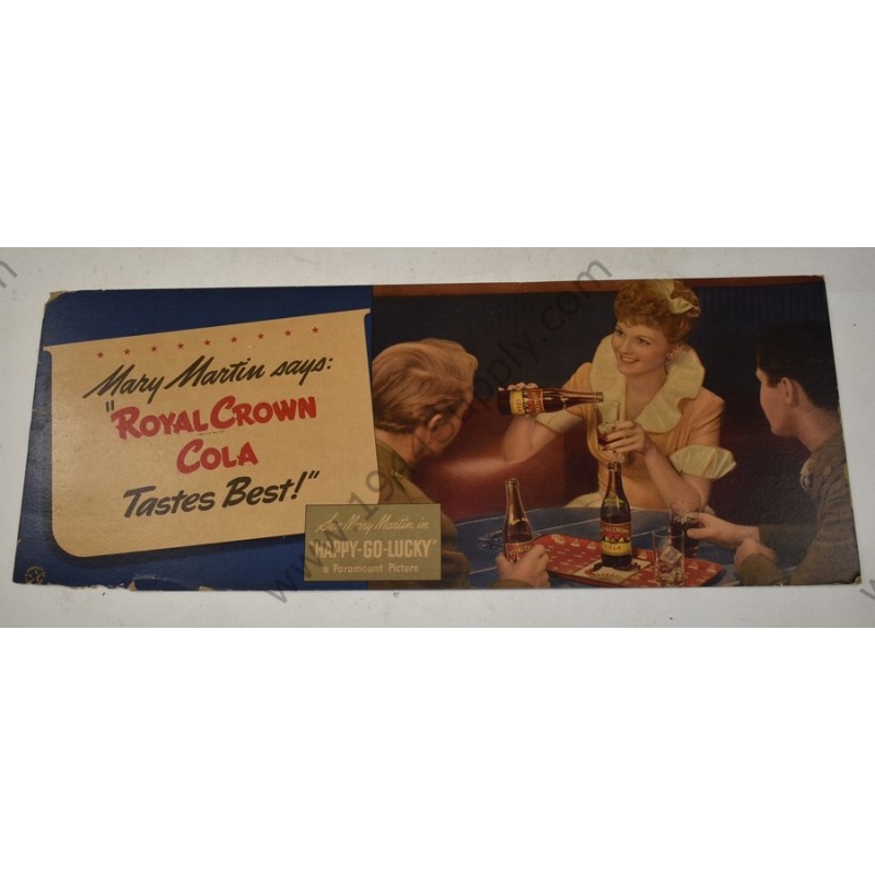 Panneau Royal Crown cola Panneau Royal Crown cola