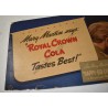 Panneau Royal Crown cola