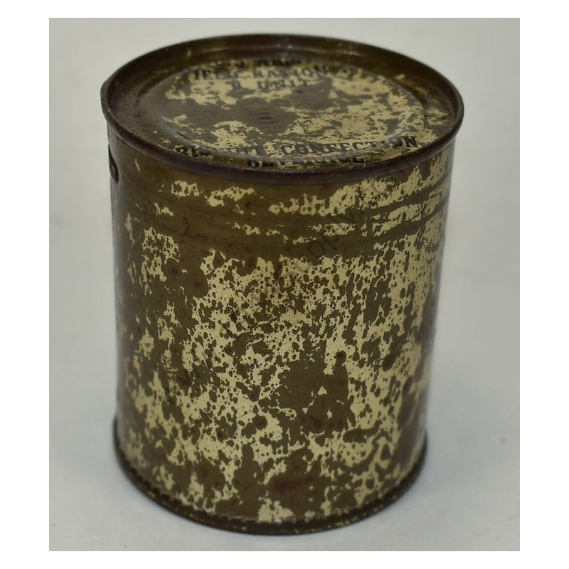 C ration can, empty C ration can, empty
