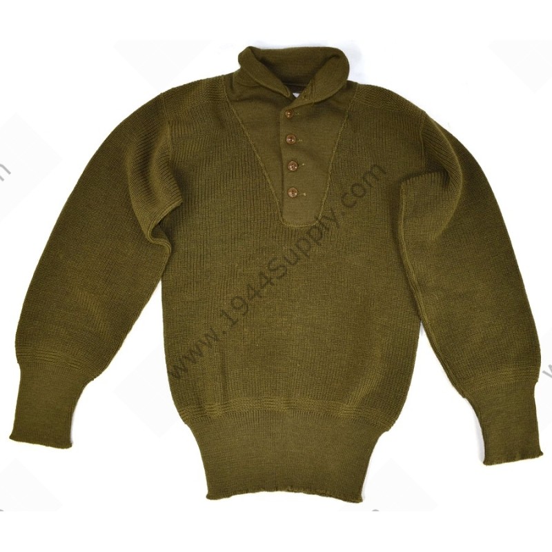 Pull en laine 5 boutons, taille 38