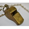 Brass whistle