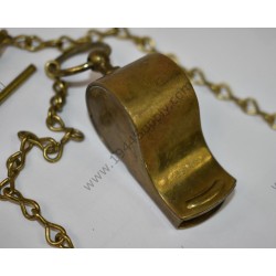 Brass whistle