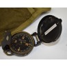 Lensatic compass in pouch