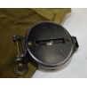 Lensatic compass in pouch