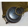 Lensatic compass in pouch