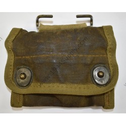 Lensatic compass in pouch