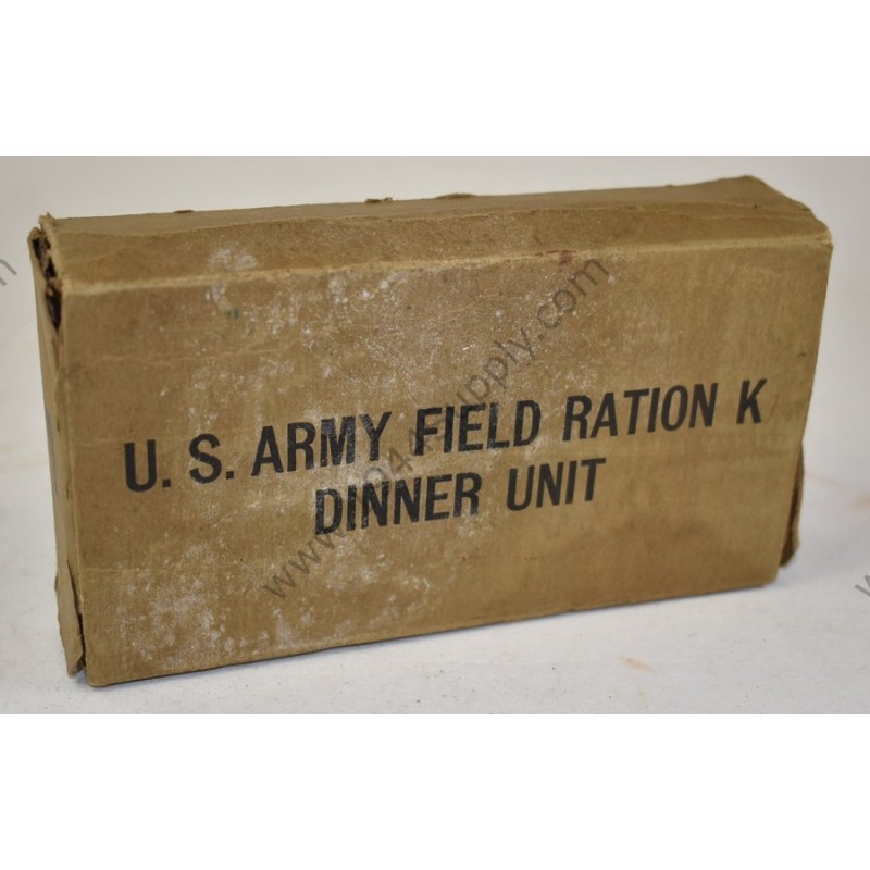 K ration, dinner unit (empty box) K ration, dinner unit (empty box)