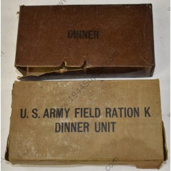 K ration, dinner unit (empty box)