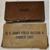 Ration K, unité dinner (boîte vide)