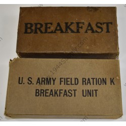 Ration K, unité breakfast (boîte vide)