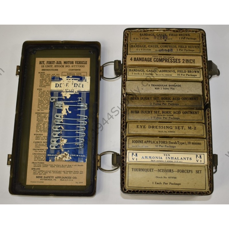 Boîte de premiers soins, Véhicule, 12 unités complète Boîte de premiers soins, Véhicule, 12 unités complète