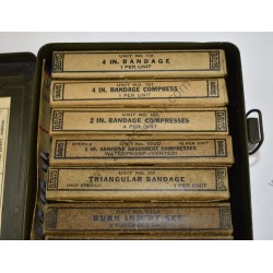 Boîte de premiers soins, Véhicule, 13 unités complète, USMC