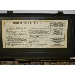 Boîte de premiers soins, Véhicule, 13 unités complète, USMC