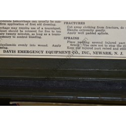 Boîte de premiers soins, Véhicule, 13 unités complète, USMC