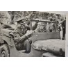 Photo of Ike in Jeep in France