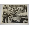 Photo of Ike in Jeep in France