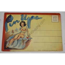 Carte postale Pin Up dépliante