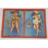 Carte postale Pin Up dépliante