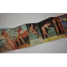 Fold out Pin Up postcard