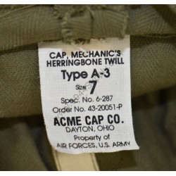 Casquette de mécanicien A-3