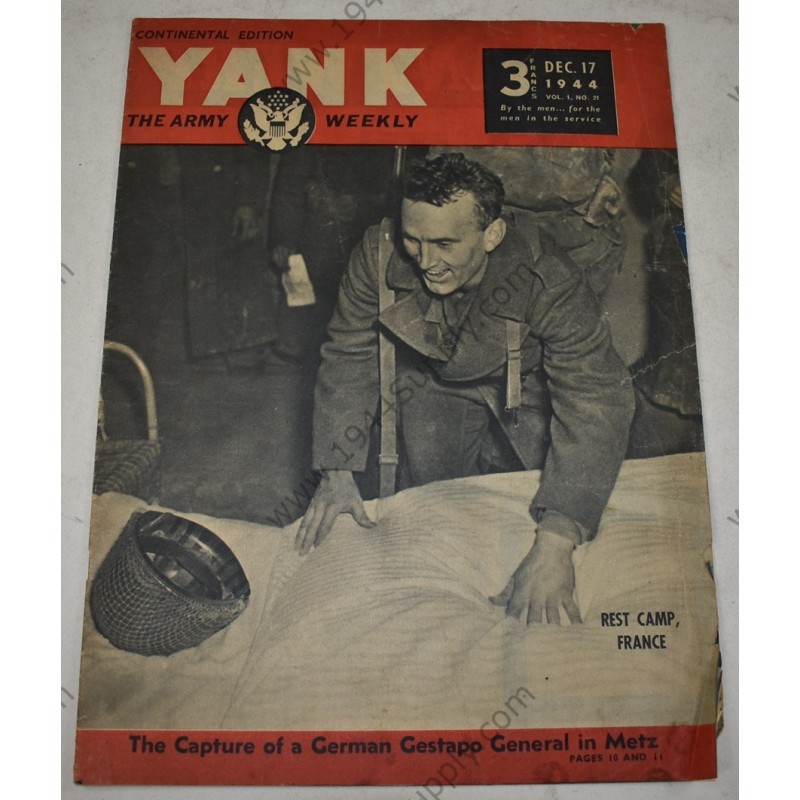 YANK magazine du 17 décembre 1944 YANK magazine du 17 décembre 1944