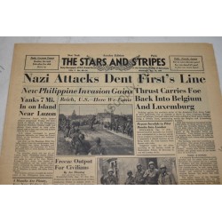 Stars and Stripes newspaper of December 18, 1944, The Bulge