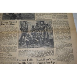 Stars and Stripes newspaper of December 18, 1944, The Bulge