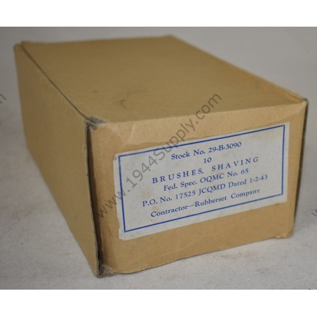 Box for ten shaving brushes