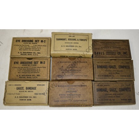 Selection of empty medical boxes