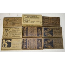 Sélection de boîtes médicales vides