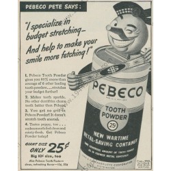 Pebeco tooth powder