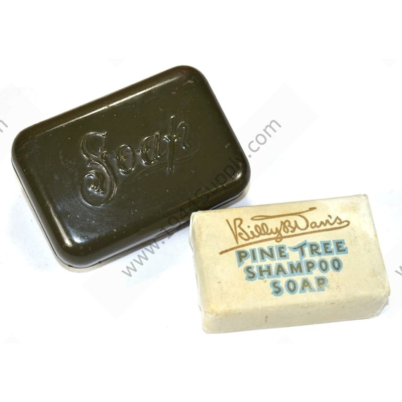 Boîte à savon avec un pain de savon