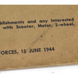TM 9-876 Ordnance Supply Catalog, Scooter, Motion, 2-Wheel, Airborne