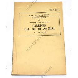 TM 9-1276 Carbines, Cal. .30, M1 and M1A1