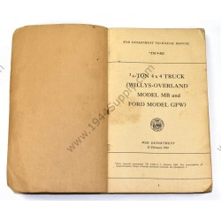 TM 9-803 ¼-Ton 4 x 4 Truck (Willys-Overland Model MB and Ford Model GPW)