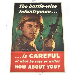 Affiche The battle-wise Infantry man...